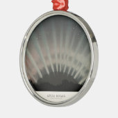 オーロラボレアリストラウベロ1881、復元されたクリスマス メタルオーナメント (左)