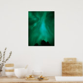 オーロラボレアリスナイトタイム |オンタリオ州（カナダ） ポスター (キッチン)