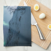 オーロラボレアリスナイト キッチンタオル (四つ折り)