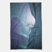 オーロラボレアリスナイト キッチンタオル (縦)