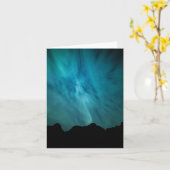 オーロラボレアリスノルウェー カード (黄色い花)