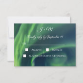 オーロラボレアリスノーザンライツスターモダンズRSVP 出欠カード (正面)