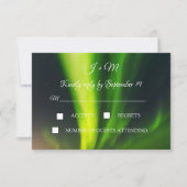 オーロラボレアリスノーザンライツスターモダンズRSVP 出欠カード (正面)