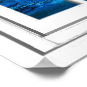 オーロラボレアリスノーザンライツフェイクウィンドウアート ポスター (角)