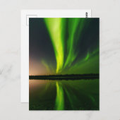 オーロラボレアリスノーザンライトアイスランド ポストカード (正面/裏面)