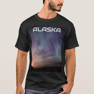 オーロラボレアリスノーザンライトノルウェー北極圏 Tシャツ
