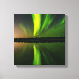 オーロラボレアリスノーザンライトノルウェー キャンバスプリント