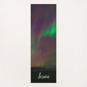 オーロラボレアリスノーザンライト北極山脈Y ヨガマット (正面)