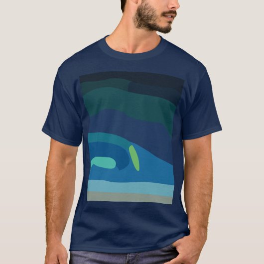 オーロラボレアリスノーザンライト Tシャツ (正面)