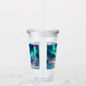 オーロラボレアリス/クリスマス/冬 アクリルタンブラー (右)