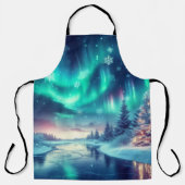 オーロラボレアリス/クリスマス/冬 エプロン (正面)