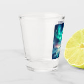 オーロラボレアリス/クリスマス/冬 ショットグラス (左)