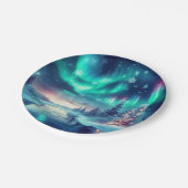 オーロラボレアリス/クリスマス/冬 ペーパープレート (アングル)