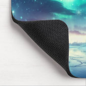 オーロラボレアリス/クリスマス/冬 マウスパッド (コーナー)