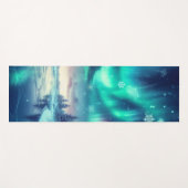 オーロラボレアリス/クリスマス/冬 ヨガマット (正面(横))