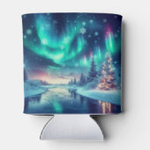 オーロラボレアリス/クリスマス/冬 缶クーラー (裏面)