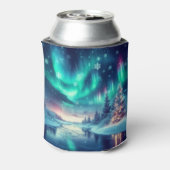 オーロラボレアリス/クリスマス/冬 缶クーラー (缶裏面)