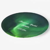 オーロラボレリスノーザンライツウェディング ペーパープレート (アングル)