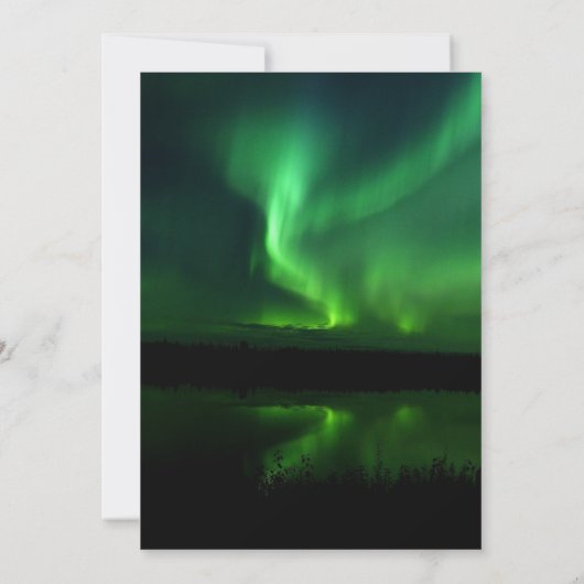 オーロラボレリスノーザンライツブライダルシャワー 招待状 (裏面)