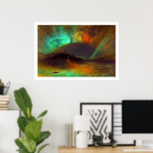 オーロラボレリスバイフレデリック・エドウィン・チャーチプリント ポスター (ホームオフィス)