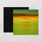 オーロラボレリスバーバルミツワー招待状 招待状 (正面/裏面)