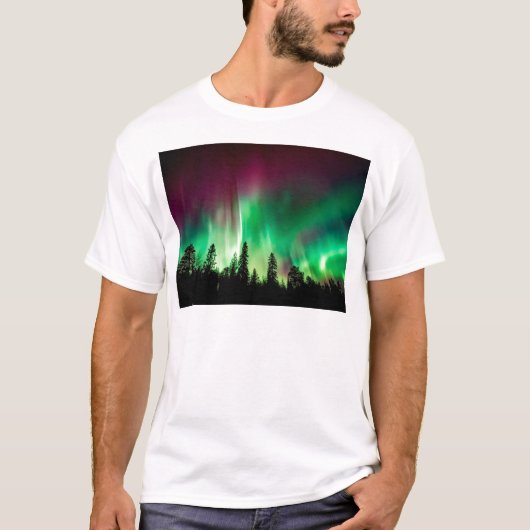 オーロラボレリス北方灯 Tシャツ (正面)