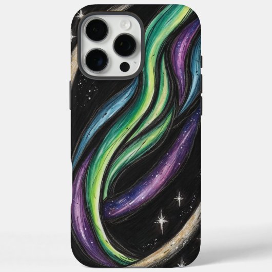 オーロラボレリス抽象芸術電話ケース Case-Mate iPhoneケース (裏面)