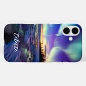 オーロラボレリス虹色トワイライト Case-Mate iPhoneケース (裏面 (横))