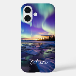 オーロラボレリス虹色トワイライト iPhone 16ケース