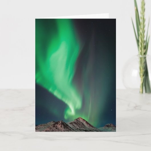 オーロラボレリス |アラスカ,アンカレッジ カード (正面)