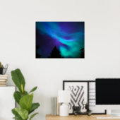 オーロラボレリス |カナダOntario Sudbury ポスター (ホームオフィス)