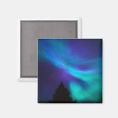 オーロラボレリス |カナダOntario Sudbury マグネット (正面/裏面)