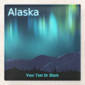 オーロラボレリス ガラスコースター (正面)