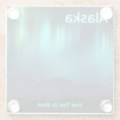 オーロラボレリス ガラスコースター (裏面)