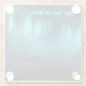 オーロラボレリス ガラスコースター (裏面)