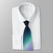 オーロラボレリス、グリーン&パープルパターン ネクタイ (タイ)