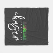 オーロラボレリス（ノーザンライト）チェザー フリースブランケット (正面(横))