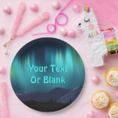 オーロラボレリス ペーパープレート (パーティー)