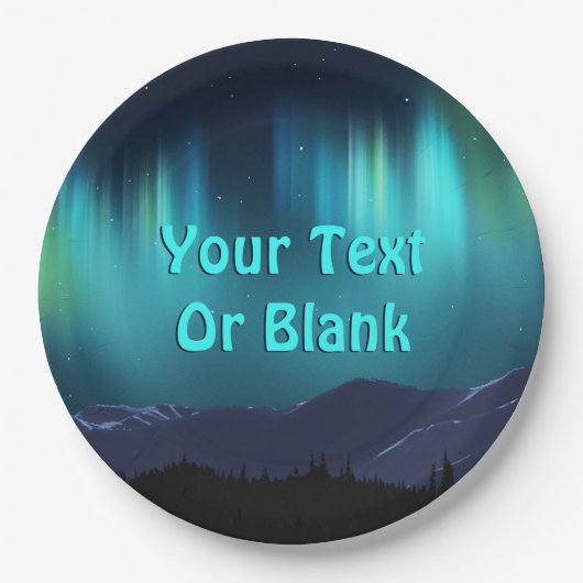 オーロラボレリス ペーパープレート (正面)