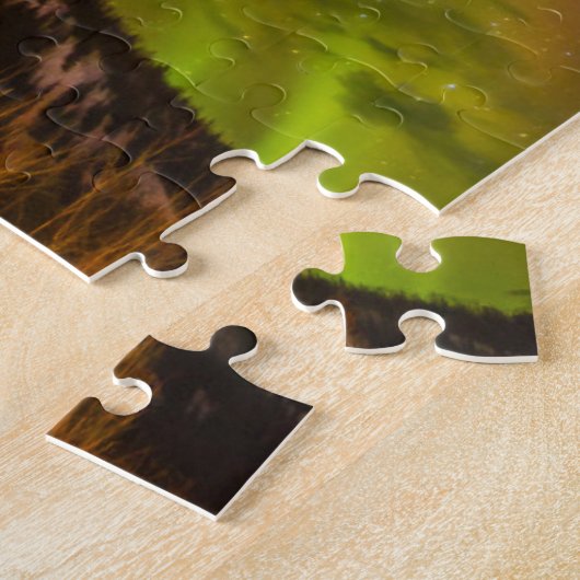 オーロラボレリス |マウンテンズフェアバンクス・アラスカ ジグソーパズル (側面)