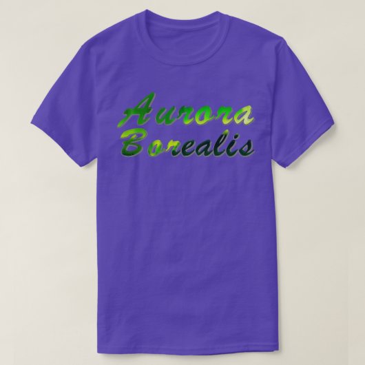 オーロラボレリス Tシャツ (デザイン正面)