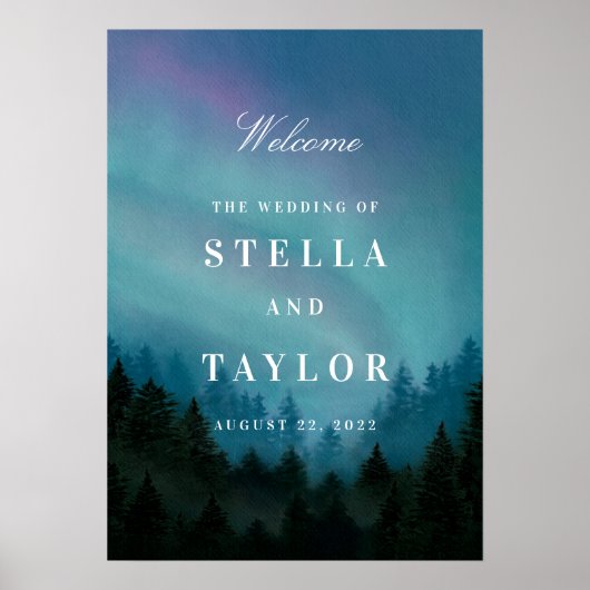 オーロラポスター標識 ポスター (正面)