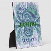 オーロラマタタアートプリント フォトプラーク (側面)