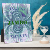 オーロラマタタアートプリント フォトプラーク (側面)