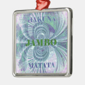 オーロラマタタアートプリント メタルオーナメント (左)