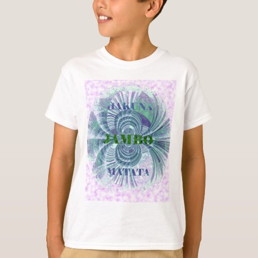 オーロラマタタアートプリント Tシャツ (正面)