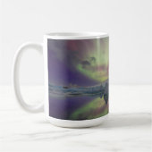 オーロラライトがラグーンを反射 |アイスランド コーヒーマグカップ (左)