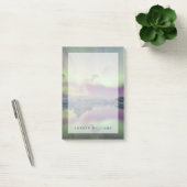 オーロラライトがラグーンを反射 |アイスランド ポストイット (オフィス)