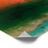 オーロラランドスケープ感動的タイポグラフィ引用文 ポスター (角)