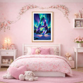 オーロラレターAポスター | 北極光アートプリント ポスター